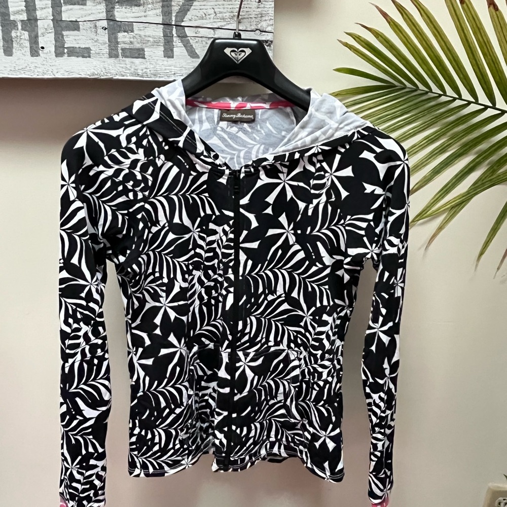 Tommy Bahama full zip hooded rash guard